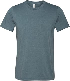 BELLA+CANVAS Unisex Jersey Short-Sleeve T-Shirt, XL, Heather Slate