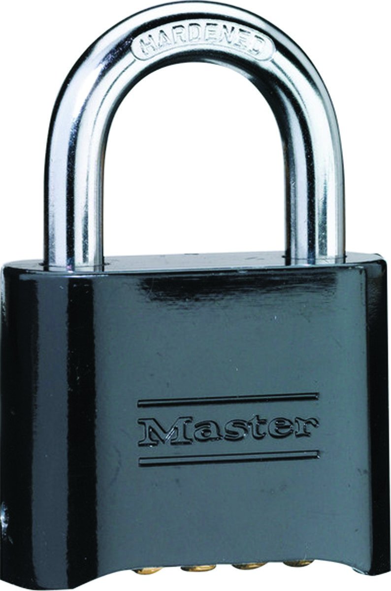 178D Set-Your-Own Combination Padlock by Master Lock – 2 Pack, Metal, Black, Model Masterlock - 178D - 2 pack