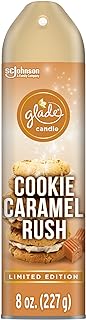 Glade Air Freshener, Room Spray, Cookie Caramel Rush, 8 Oz