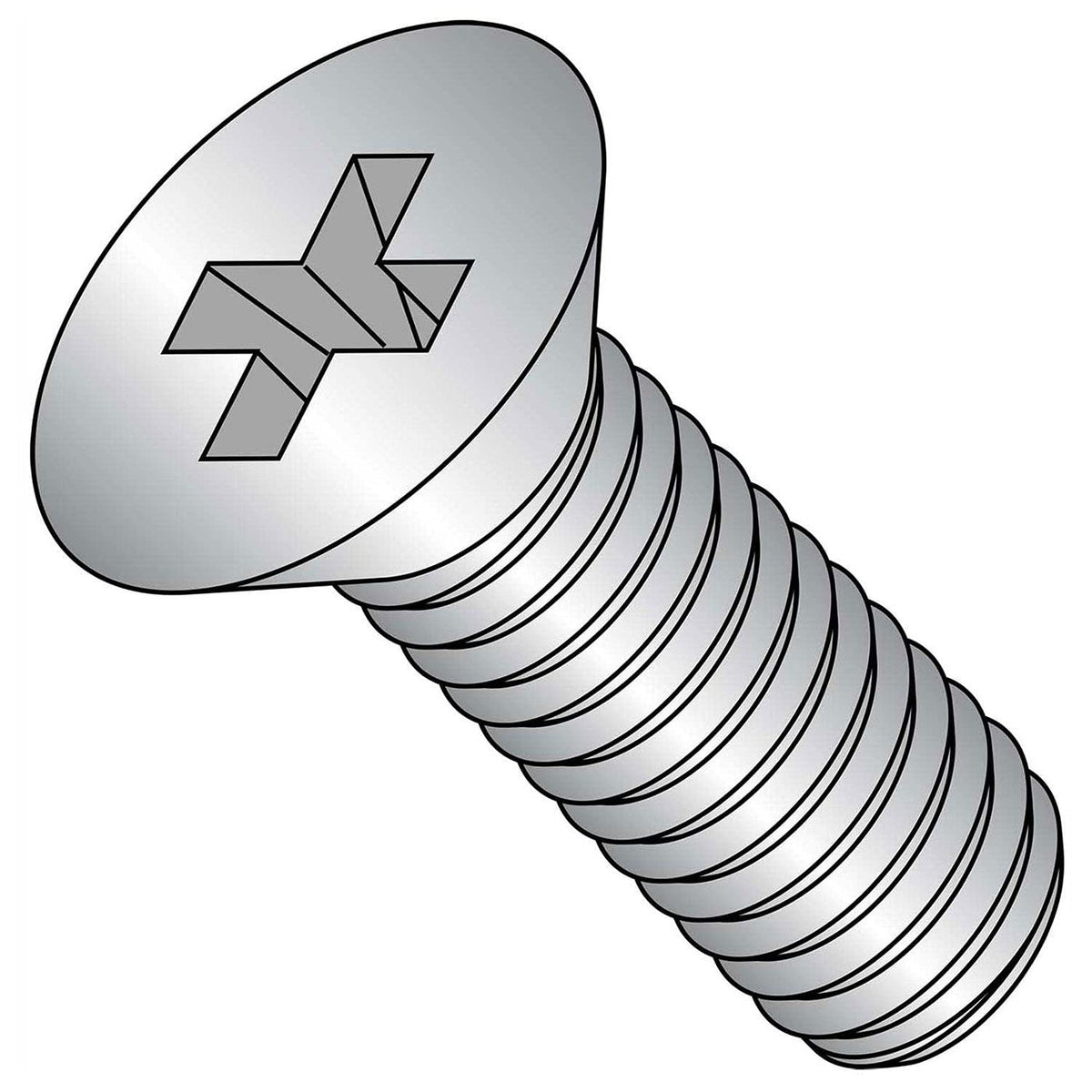 Machine Screw by Brighton-Best – 4-40, Stainless Steel, Silver, Model 771120