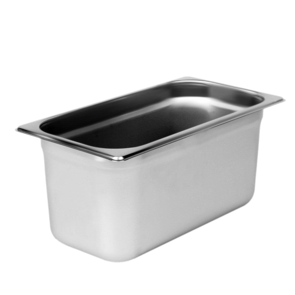 third size 6" deep 24 gauge anti jam pans by Thunder Group – Stainless Steel, Silver, Model STPA3136