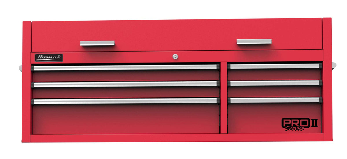 Homak Red / 54 Inch - 6-Drawer Top Chest / 1 Tool Chests & Cabinets