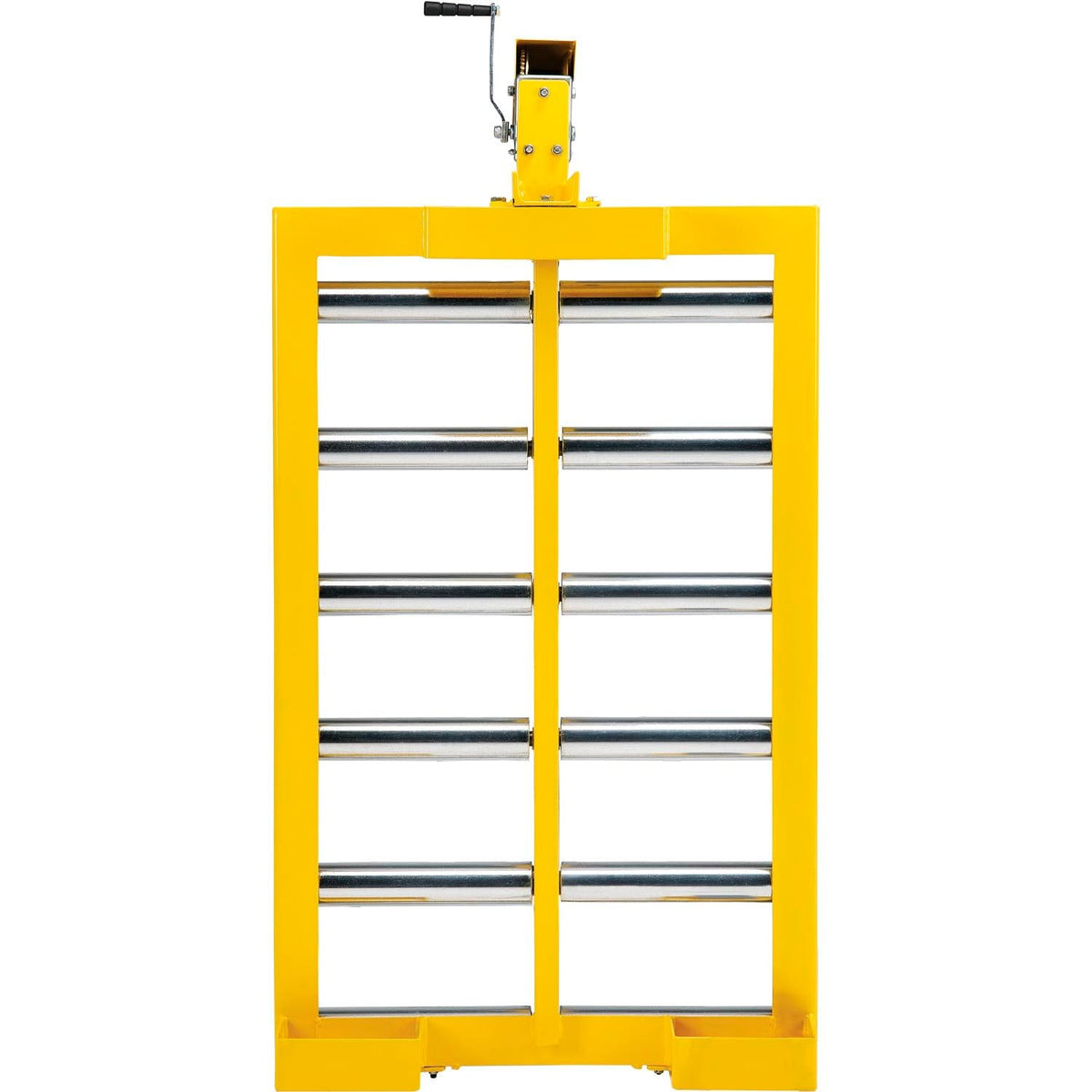 Forklift Battery Transfer Platform by Global Industrial – 45"L x 33"W x 9"H, Alloy Steel, Yellow, Model 241957