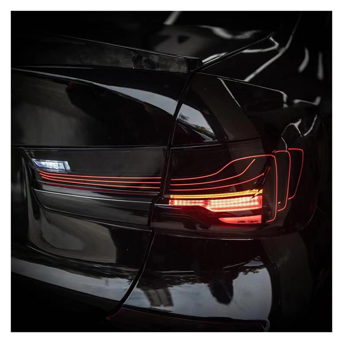 1Pair Tail Lights Compatible With BMW 3 Series 2019-2023 G20&G80 M3 CSL Tail Light Plug And Play Auto Car Parts(4PCS Red) by VIEAXSQD – One Size, 4PCS Red, Model STLNMEBD