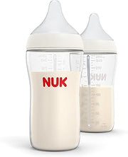 NUK Perfect Match Natural + Anti-Colic Bottle, 8 oz, 2 Pack