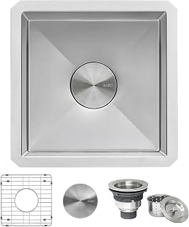 Ruvati 13x15-in 16-Gauge Tight-Radius Undermount Bar Sink - RVH7013