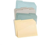SMEAD Poly File Folders with Pockets, Folders for Documents, 1/3-Cut Tabs, File Folders Letter Size, Office Supplies, School Supplies (30, Twilight Colors)