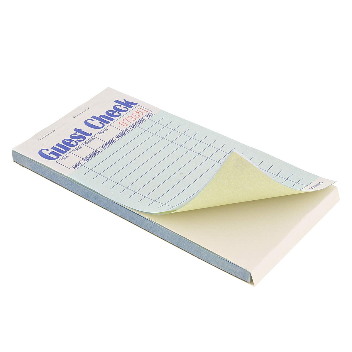 AmerCare Royal Green Guest Check Paper Receipt Book by AmerCareRoyal – Green, Model GC7000-2-C