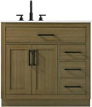 Alden Bathroom Vanity Chestnut Brown