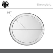 American Metalcraft 1 / 16-Inch / Silver Pizza Pans