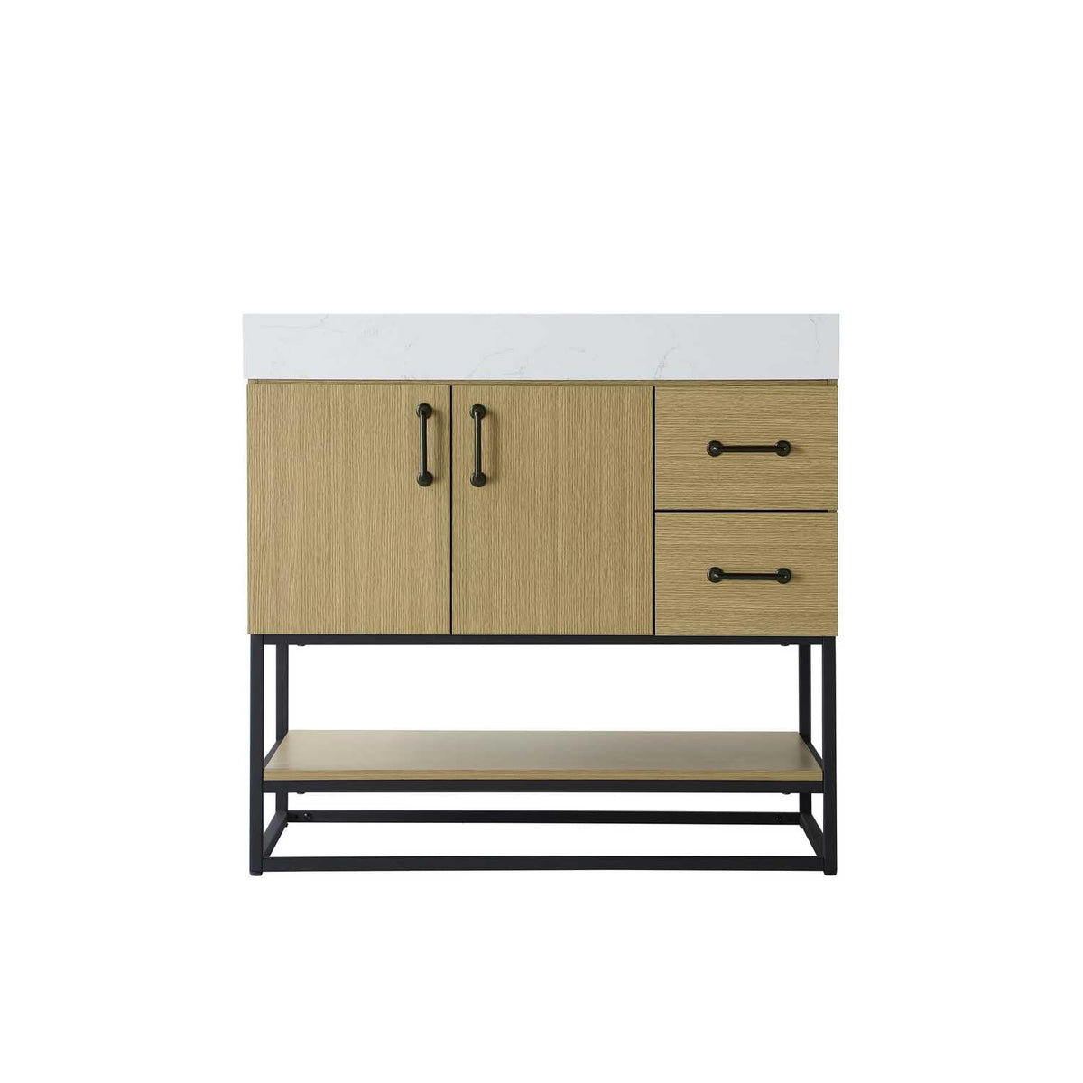 Caroline Bathroom Vanity Honey Brown by Lighting Design – Wood, Honey Brown, Model VF29236MHB