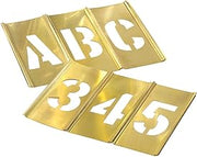 CH Hanson 10148 1" Brass Letters & Numbers Set 92 pc
