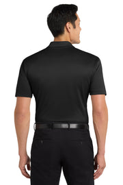 Unisex Silk Touch Performance Polo Black by Port Authority – Large, Polyester, Black, Model SNM-720154