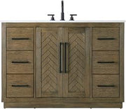 Elegant Kitchen and Bath 48" Single Bathroom Vanity in Hazel Oak