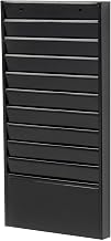 Global Industrial Steel Medical Chart Hanging Wall File Holder, 10 Pockets