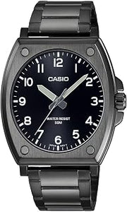 Casio MTP-E730B-1AV Men's Analog Watch Black Ion-Plated
