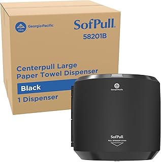 SofPull Centerpull Large by Georgia-Pacific PRO Paper Towel Dispenser, 10.13” W x 11.33” D x 10.58” H, 1 Dispenser, 58201B