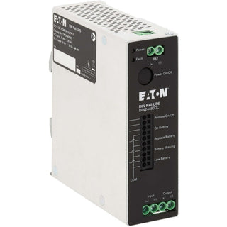 Eaton 480W 24V DC DIN Rail Industrial UPS - Hardwire Input/Output by TRIPP LITE – Black, Model DIN24480DC