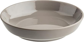Tablecraft Flynn Collection™ 24 Oz.Round Serving Bowl, Mocha Glossy, 7.5" x 7.5" x 1.5", Melamine, Durable Lightweight Display Plate for Appetizers, Desserts, Small Portions, Modern Presentation