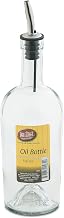 Tablecraft H932 Clear 17 Oz. Glass Bottle with Pourer - 12 / PK