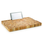 End Grain Large Smart Rectangular Cutting Board by Teakhaus – 20"L x 15"W, Teak Wood, Brown, Model 636865-1203