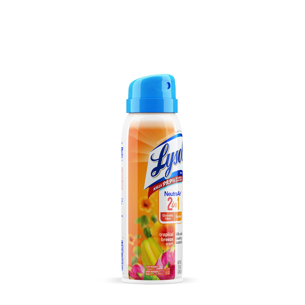 Lysol Tropical Breeze / 10 Ounce (Pack of 1) / Colorless Disinfectant Sprays & Liquids