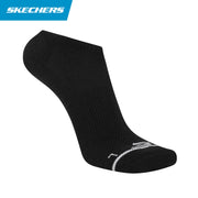 Men's 3-Pack Performance Pickleball No Show Socks by Skechers – Polyester Blend, Black, Model S118146HP
