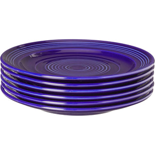 Home Concentrix Dinner Plate by Tuxton – Medium, Ceramic, Blue, Model THCCA104-6B