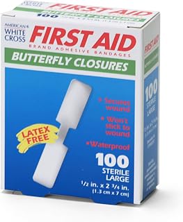 Medique Products 60333 Butterfly Bandage, Large, 100 Per Box