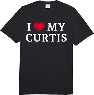 I Love My Curtis, I Heart My Curtis Comfort Colors Adult Heavyweight T-Shirt