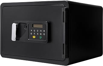 Barska 0.54 Cubic Ft Digital Keypad Fireproof Security Safe Fire-Resistant for Jewelry & Documents