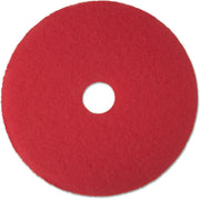3M RED Buffer PAD 5100, 19 in, 5/CASE (50048011083945)
