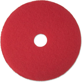 3M RED Buffer PAD 5100, 19 in, 5/CASE (50048011083945)