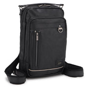 320-3151-01 Men's Body Bag by Lee – One Size, ポリウレタン (PU), Black, Model lee3151-zai-black