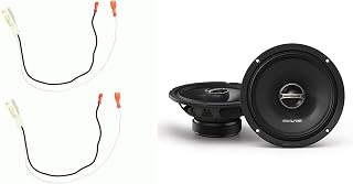 Alpine DM 6.5" w/Toyota 1987-Up Speaker Harness - Pair