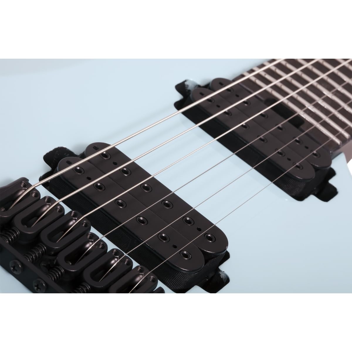 John Browne Tao-6 Electric Guitar - Azure by Schecter – Stainless Steel, Azure