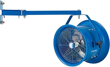 Global Industrial 18" High Velocity Fan, Dock Truck Mount, 115V, 7700 CFM