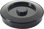 Winco 7 1/2" Black Tortilla Warmer with Lid | Recessed handle for easy handling, NSF certified for safety, Great for Tortillas, Flatbreads and Table Service