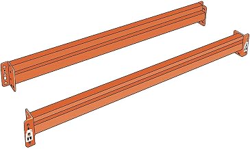 STEEL KING Solid Beams for Boltless Pallet Racks - 108x4