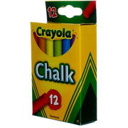 Colored Chalk Sticks 12 Count - 2 Packs by Crayola – 12 Count (Pack of 1), Plastic, Multicolor, Model 51-0816