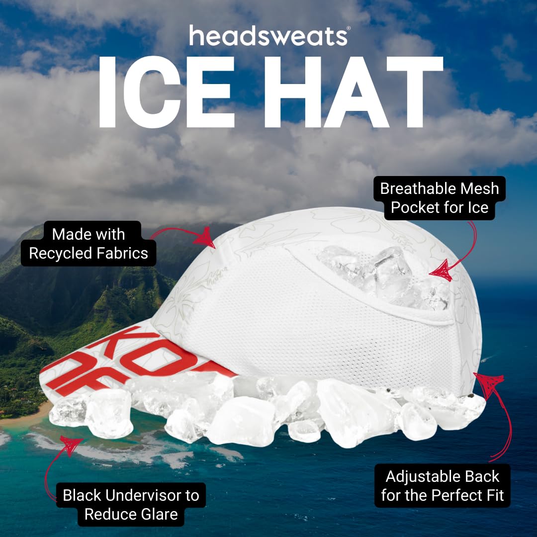 Performance Ice Hat by Headsweats – Polyester, White, Model HU7704100