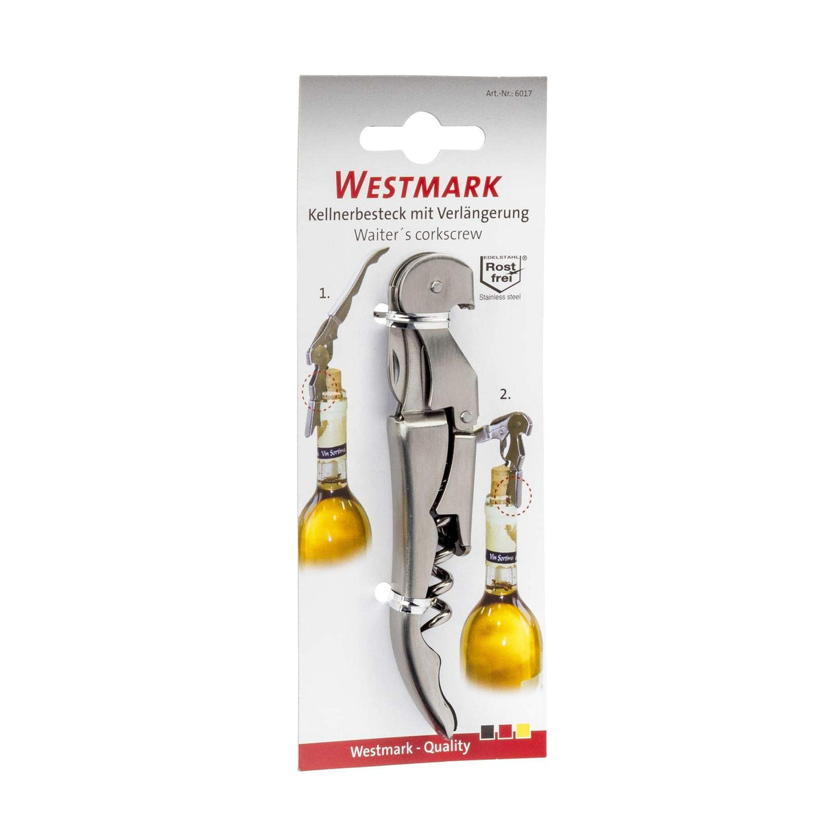 Bottle Opener by Westmark – 4.7 x 0.8 x 0.8 inches, Stainless Steel, Model 60172270