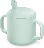 NUK Silicone Baby Straw Cup, Easy to Grip & Drink, Dishwasher-Safe, BPA-Free, Pack of 1
