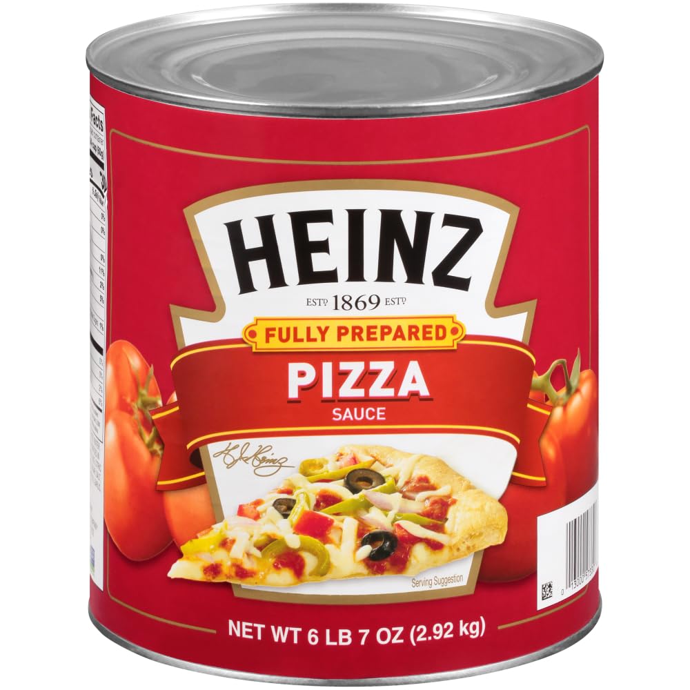 Fully Prepared Pizza Sauce No. 10 Can -- 6 Per Case by HEINZ – Pack of 6