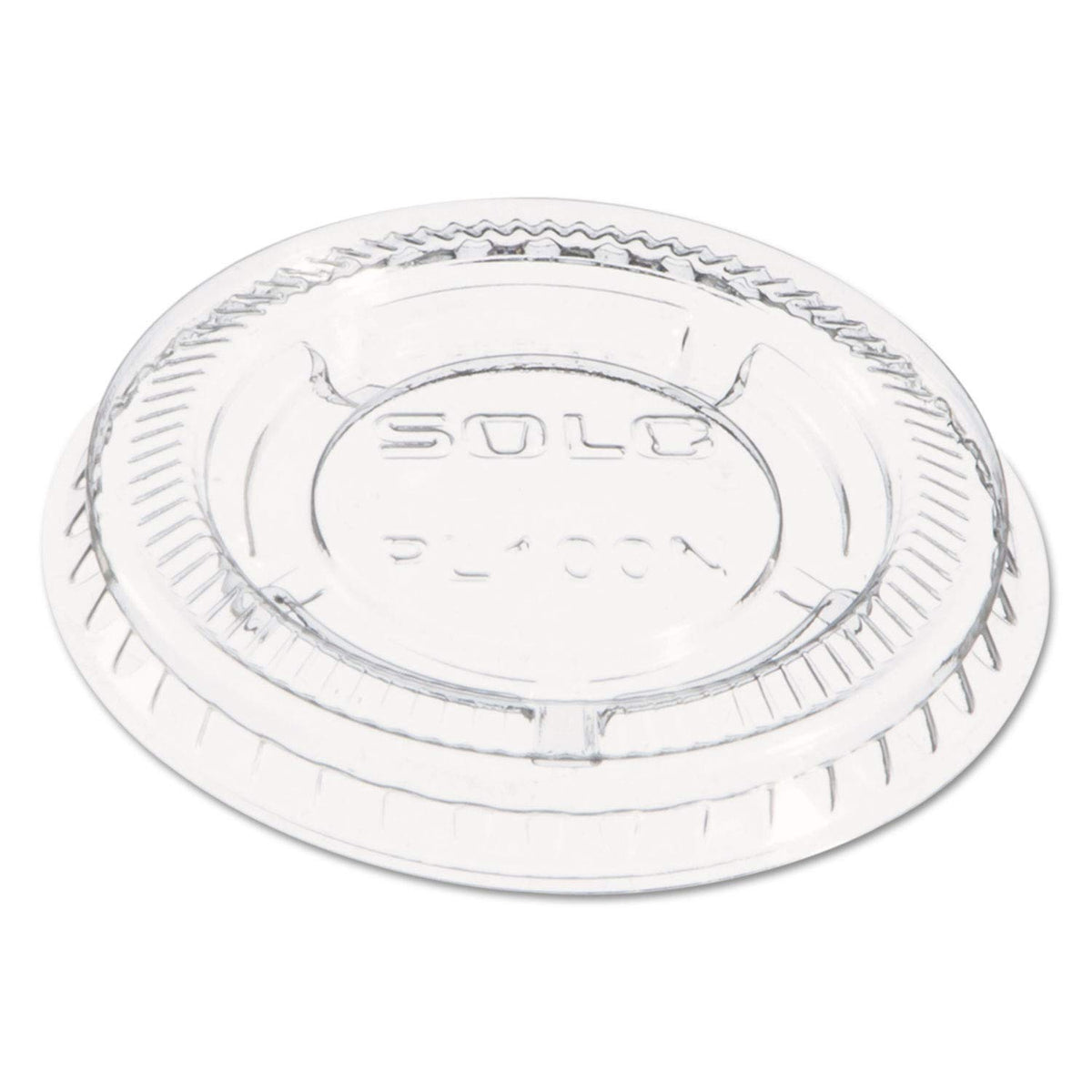 Clear Portion Container Lid - Fits 0.5-1.25 oz (Case of 2500) by SOLO – Small, 0.5 fluid_ounces, Polyethylene Terephthalate, Clear, Pack of 1000