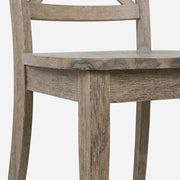 Acacia Veneer X-Back Dining Chairs Set of by Starlight Canyon Home – Acacia, Brushed Bisque, Pack of 2