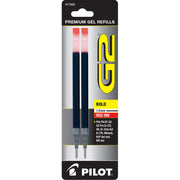 G2 Gel Ink Refills, Bold Point 1 mm, Red, Pack of 2 by PILOT – 2 Count (Pack of 1), rubber, Red, Model 77360