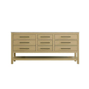 Elegant Kitchen and Bath 72" Double Bathroom Vanity in Honey Brown by karson – Wood, Honey Brown, Model VF60572DMHB