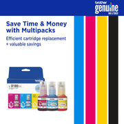 Brother Colors: One each of Cyan, Magenta, and Yellow / 3 Pack / Pack of 3 (One each of Color: Cyan, Magenta Inkjet Ink Cartridges