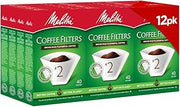 Melitta no 2 Cone Coffee Filters, White, 40 Count (Pack of 12)